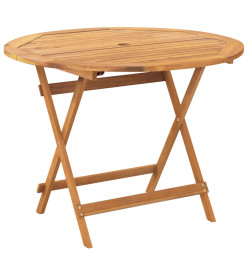 Ensemble à manger de jardin 5 pcs taupe tissu et bois massif