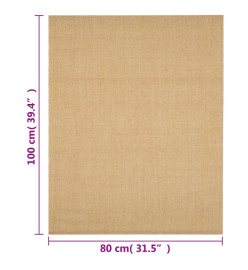 Tapis Sisal naturel 80x100 cm