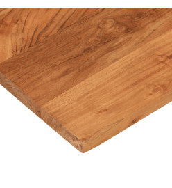 Dessus de table 90x90x2,5 cm carré bois massif d'acacia