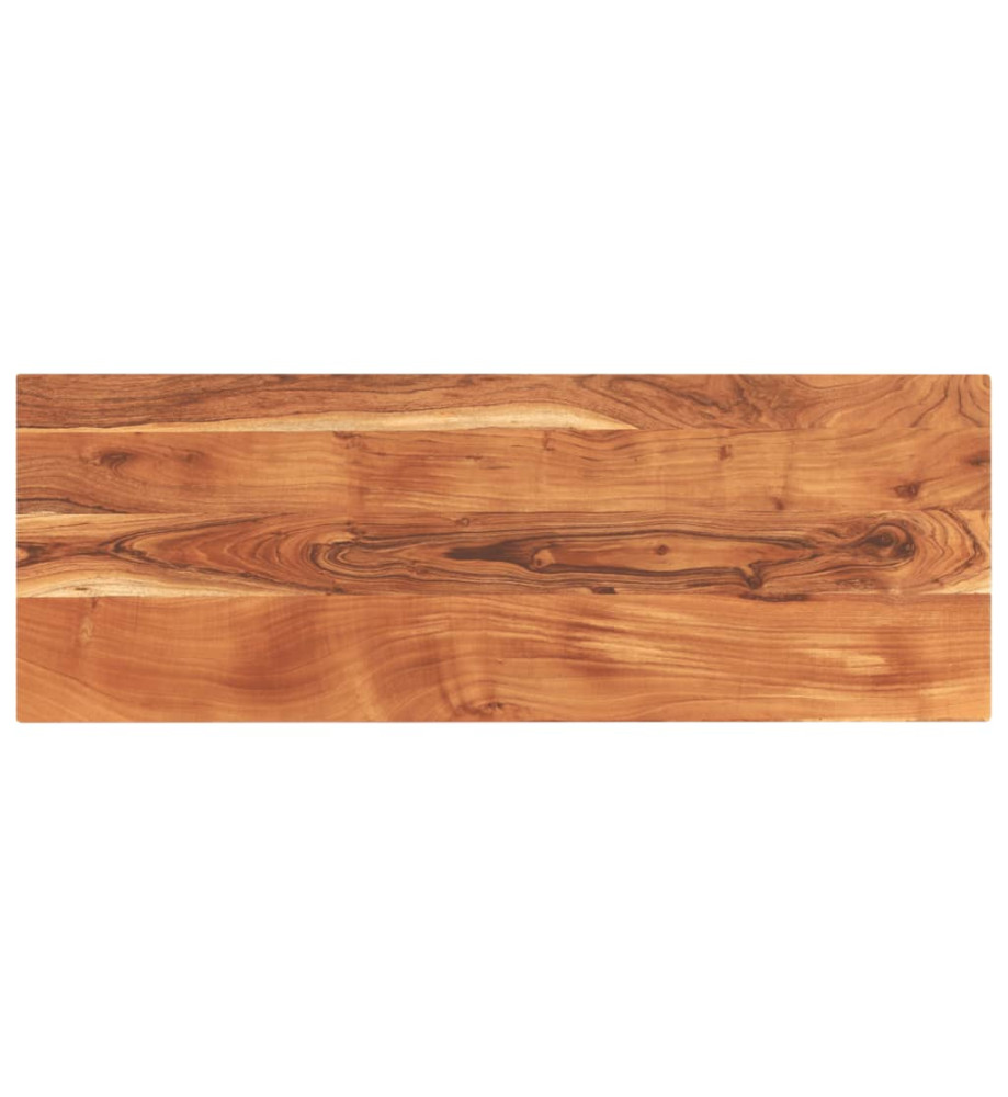 Dessus de table 160x50x2,5cm rectangulaire bois massif d'acacia