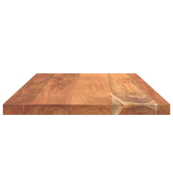 Dessus de table 120x70x2,5cm rectangulaire bois massif d'acacia