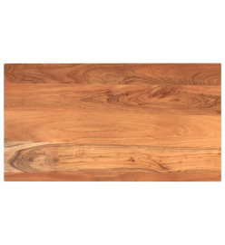 Dessus de table 100x60x2,5cm rectangulaire bois massif d'acacia