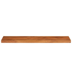 Dessus de table 100x30x3,8cm rectangulaire bois massif d'acacia