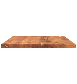 Dessus de table 60x50x3,8 cm rectangulaire bois massif d'acacia