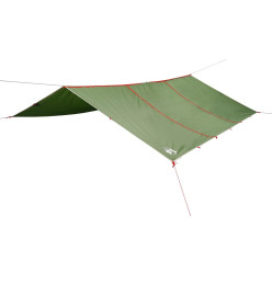 Bâche de camping vert 420x440 cm imperméable