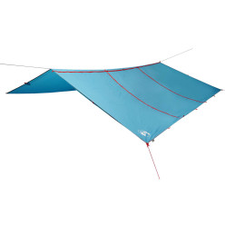 Bâche de camping bleu 420x440 cm imperméable