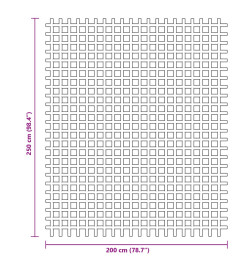 Tapis de sol de camping vert 2,5x2 m