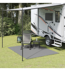 Tapis de sol de camping anthracite 2,5x2 m