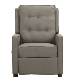 Fauteuil de massage Gris clair Tissu