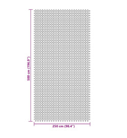 Tapis de sol de camping vert 5x2,5 m