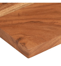 Dessus de table 50x30x2,5 cm rectangulaire bois massif d'acacia