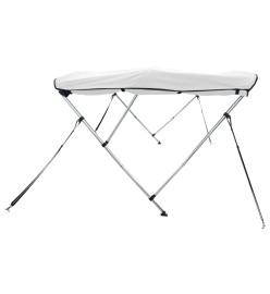 Toit bimini à 4 arceaux parois latérales 243x(200-213)x137 cm