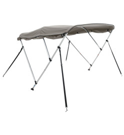 Toit bimini à 4 arceaux parois latérales 243x(230-244)x137 cm