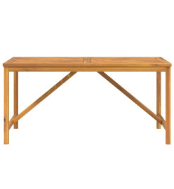 Table à manger de jardin 150x90x74 cm bois d'acacia solide