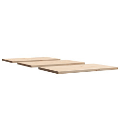 Dessus de table 3 pcs 80x47x2,5cm rectangulaire bois pin massif