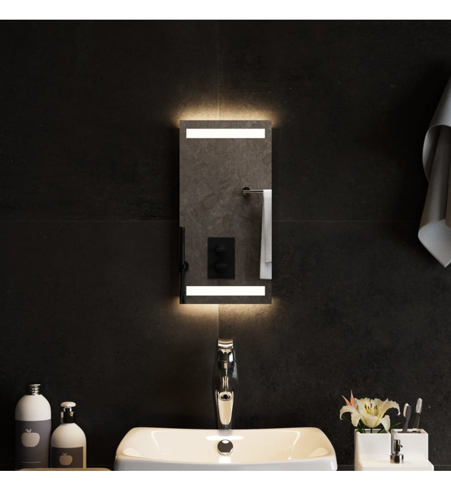 Miroir de salle de bain à LED 20x40 cm Miroir de salle de bain à LED 20x40 cm