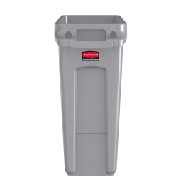 Rubbermaid Poubelle Slim Jim 60 L Gris