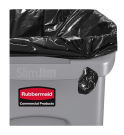 Rubbermaid Poubelle Slim Jim 60 L Gris