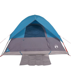 Tente de camping à dôme 2 personnes bleu imperméable