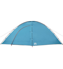 Tente de camping 8 personnes bleu imperméable