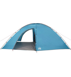 Tente de camping 8 personnes bleu imperméable