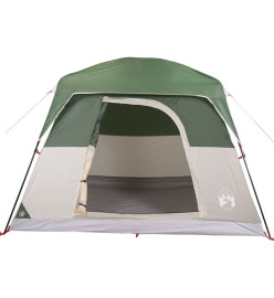 Tente de camping de cabine 4 personnes vert imperméable