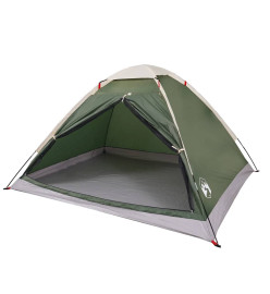 Tente de camping à dôme 4 personne vert imperméable