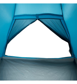 Tente de camping à dôme 2 personnes bleu imperméable