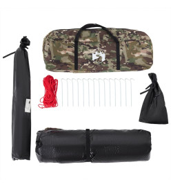 Tente de pêche 4 personnes camouflage imperméable