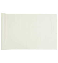 Écran d'intimité de jardin blanc 700x90 cm PVC