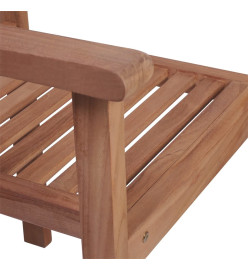 Chaises de jardin empilables avec coussins 8 pcs Teck solide