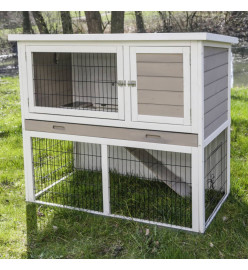 Kerbl Cage pour rongeurs avec fond en métal Lucky Blanc 115x65x100 cm