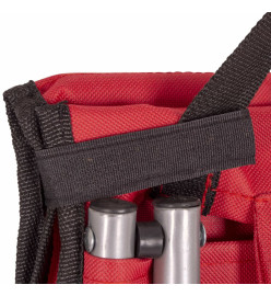 Bo-Camp Tapis de plage 2 en 1 Lota Rouge