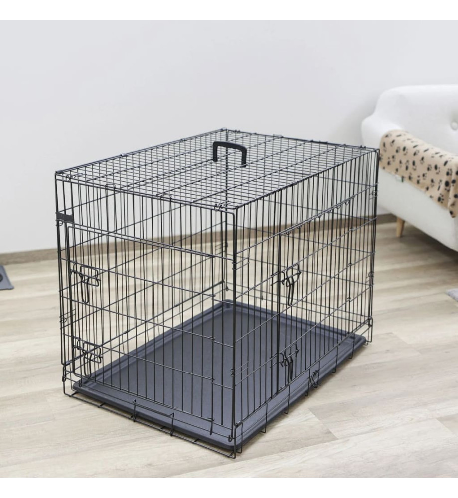 Kerbl Cage pour chien 92x63x74 cm Noir