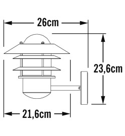 KONSTSMIDE Applique murale Modena Noir Peint