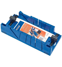 Draper Tools Boîte à onglets avec dispositif de serrage Bleu 09789