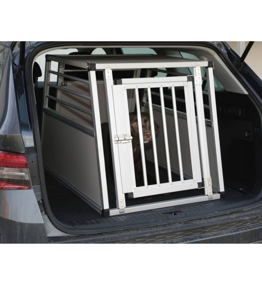 Kerbl Caisse de transport pour chiens Barry 92x65x65,5 cm Aluminium