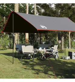 Bâche de camping orange 430x380x210 cm imperméable