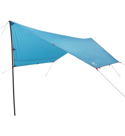 Bâche de camping vert 430x380x210 cm imperméable