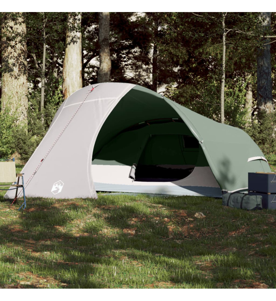 Tente de camping à dôme 4 personne vert imperméable