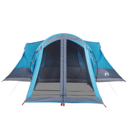 Tente familiale tipi 8 personnes bleu imperméable