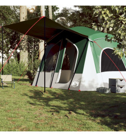 Tente de camping de cabine 5 personnes vert imperméable