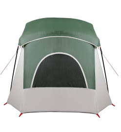 Tente de camping de cabine 5 personnes vert imperméable