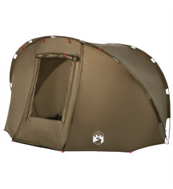 Tente de pêche 5 personnes vert olive imperméable