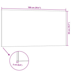 Panneaux muraux 3D 10 pcs gris clair 100x50 cm EPS