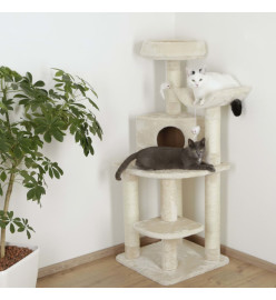 Kerbl Arbre à chat d'angle Zirkonia 130 cm Crème