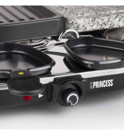 Princess Gril à raclette en pierre avec 8 poêles 1200 W 162710