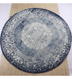 Dutch Lifestyle Tapis Durban Jahrg 150 cm Rond Bleu