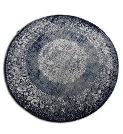 Dutch Lifestyle Tapis Durban Jahrg 150 cm Rond Bleu