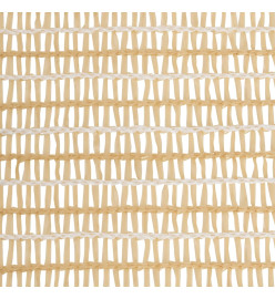 Filet brise-vue Beige 1,5x50 m PEHD 195 g/m²